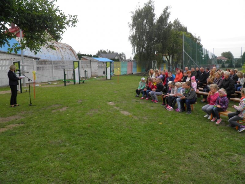 Otwarcie siłowni zewnętrznej w Pilczynie 